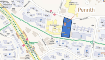 penrith-margaret-drive-location-map