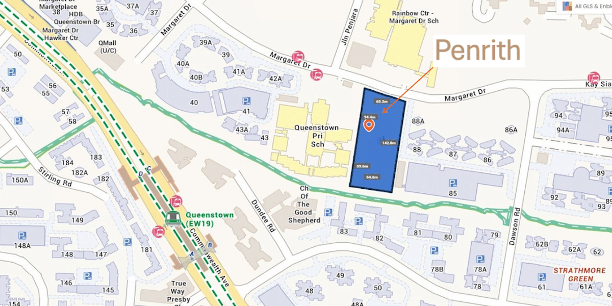 penrith-margaret-drive-location-map